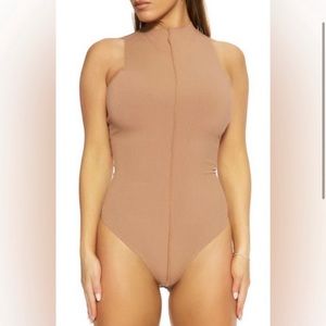 Naked Wardrobe - Tan Bodysuit
